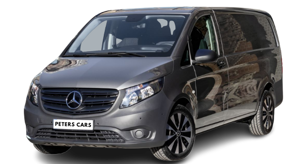 A Peters Cars 8-seater private hire vehicle